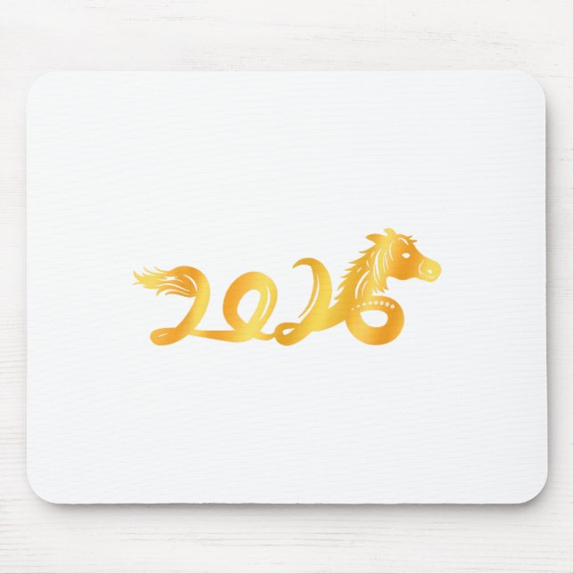 Mousepad Chinese New Year, Year Of The Horse Family Reunion (Frente)