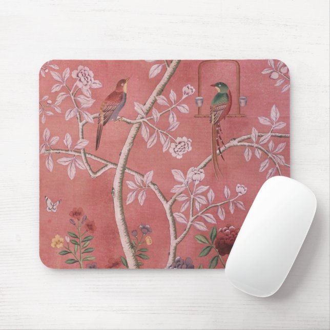 Mousepad Chinoiserie Rosa (Com mouse)