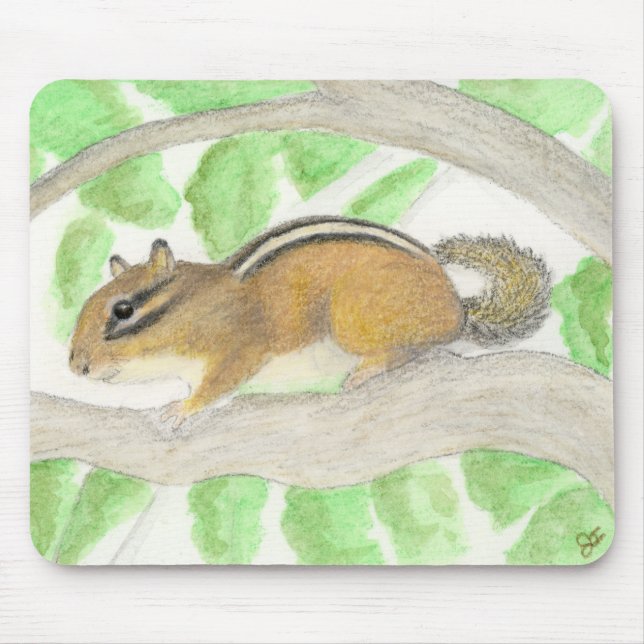 Mousepad Chipmunk na Árvore da Maçã (Frente)