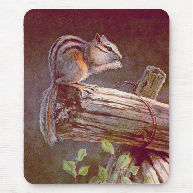 Mousepad CHIPMUNK por SHARON SHARPE (Frente)