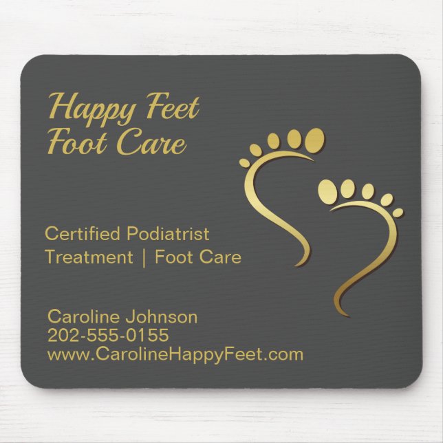 Mousepad Chiropodista Podiatra Pedicure Foto Care (Frente)