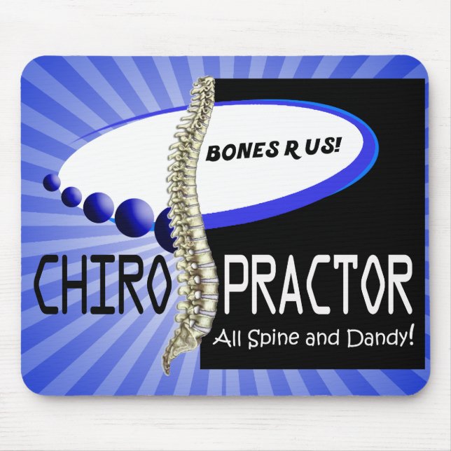 MOUSEPAD CHIROPRACTOR - TODA A ESPINHA E DÂNDI - OSSOS R (Frente)
