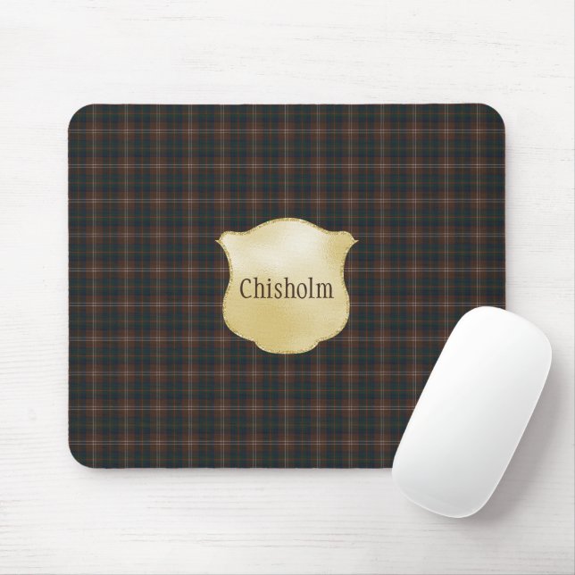 Mousepad Chisholm Hunting Modern Original Scottish Tartan (Com mouse)