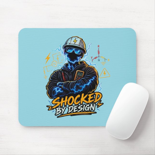 Mousepad Chocado Pelo Design Engenheiro Elétrico de Alta Te (Com mouse)