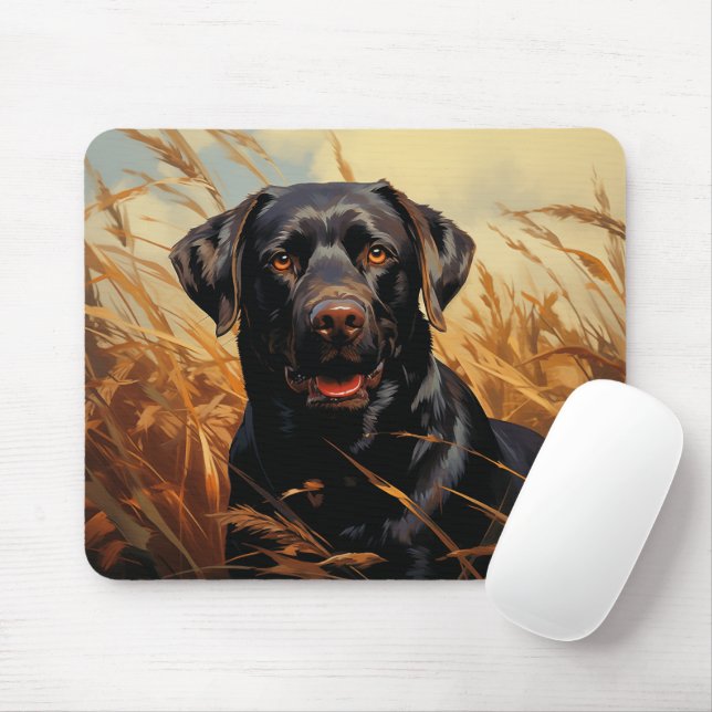 Mousepad Chocolate Labrador Retriever (Com mouse)