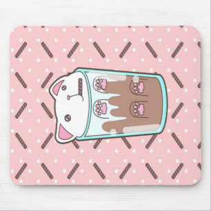 Mousepad Chocolate Milkshake Cat  Pasta de chocolate