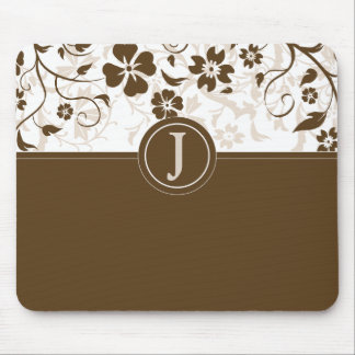 Mousepad Chocolate Simples Castanho Monograma