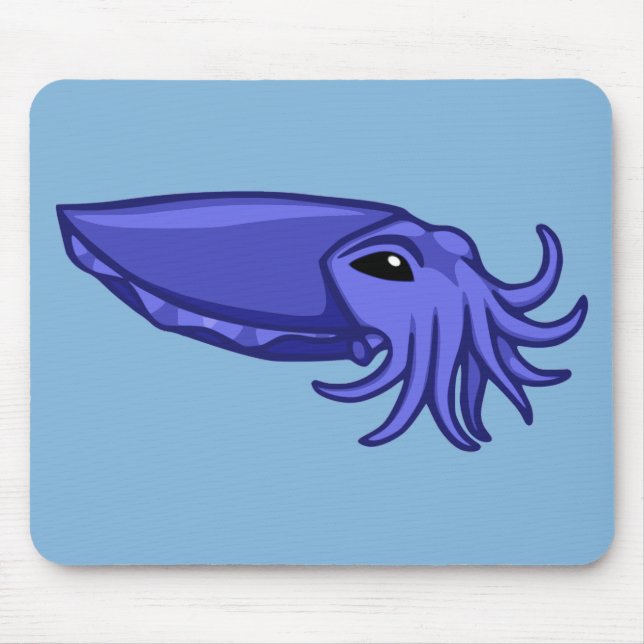 Mousepad Chocos azuis da natação (Frente)