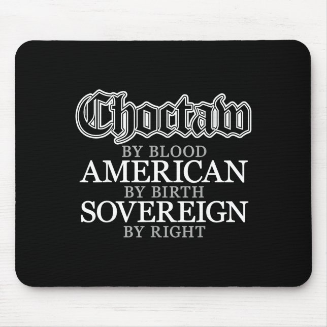 Mousepad Choctaw Native American Indian  (Frente)