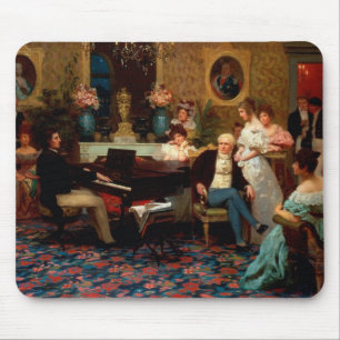 Mousepad Chopin que joga o piano