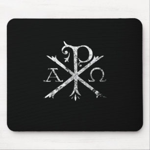 Mousepad Christian Chi Rho T-Shirt Labarum Christographic C