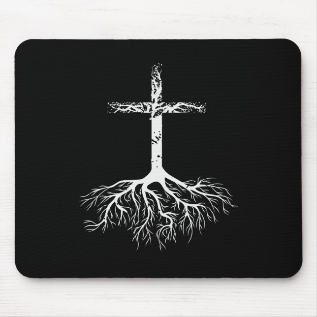 Mousepad Christian Root sua fé em Jesus Cristo Root Tre (Frente)