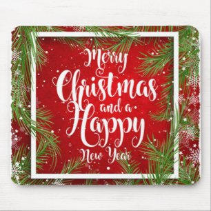 Mousepad Christmas And New Year Design