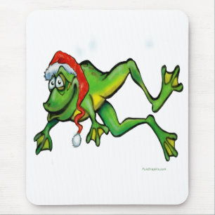 Mousepad Christmas Frog
