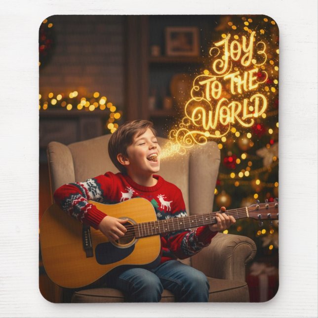 MOUSEPAD CHRISTMAS JOY THEME SINGING KIDS (Frente)