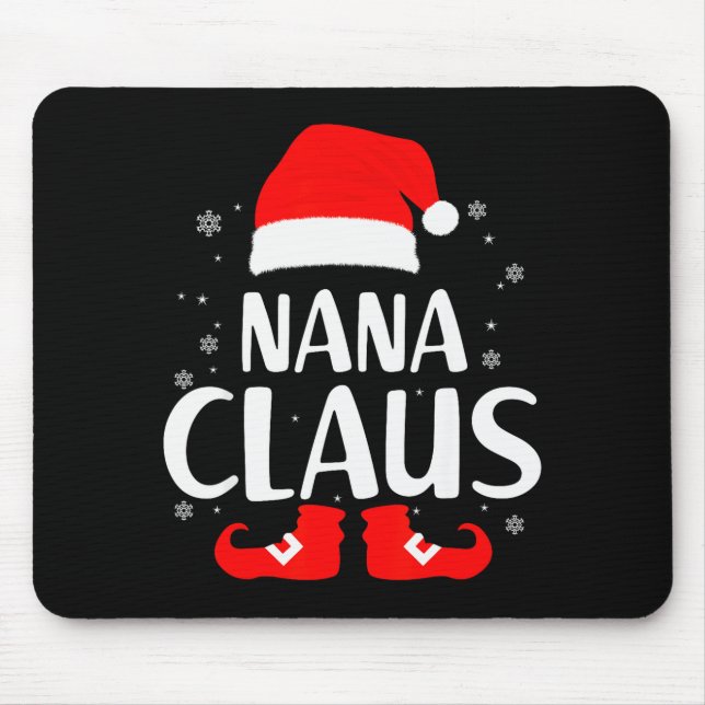 Mousepad Christmas Nana Claus Leopard Family Matching Pajam (Frente)