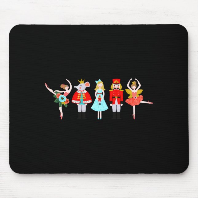 Mousepad Christmas Nutcracker Character Illustrations  (Frente)