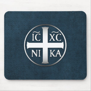 Mousepad Christogram ICXC NIKA Jesus conquista