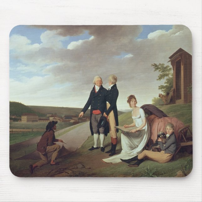 Mousepad Christophe-Philippe Oberkampf e família (Frente)