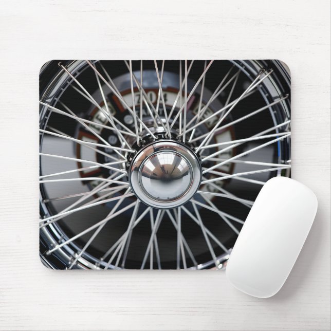 Mousepad Chrome Spoke Elegance (Com mouse)