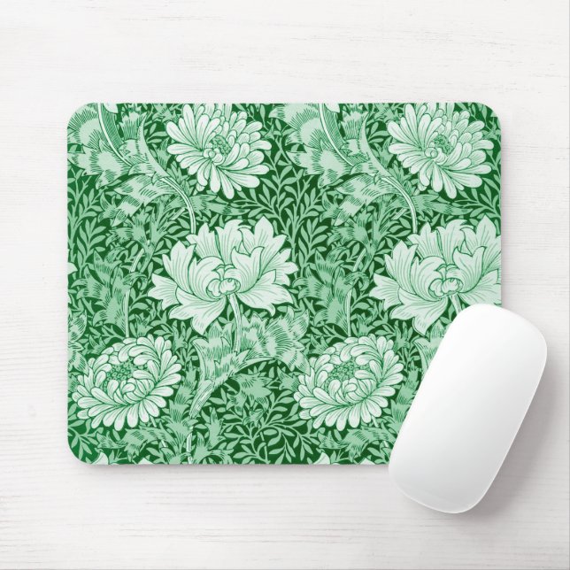 Mousepad Chrysanthemum Green, William Morris (Com mouse)