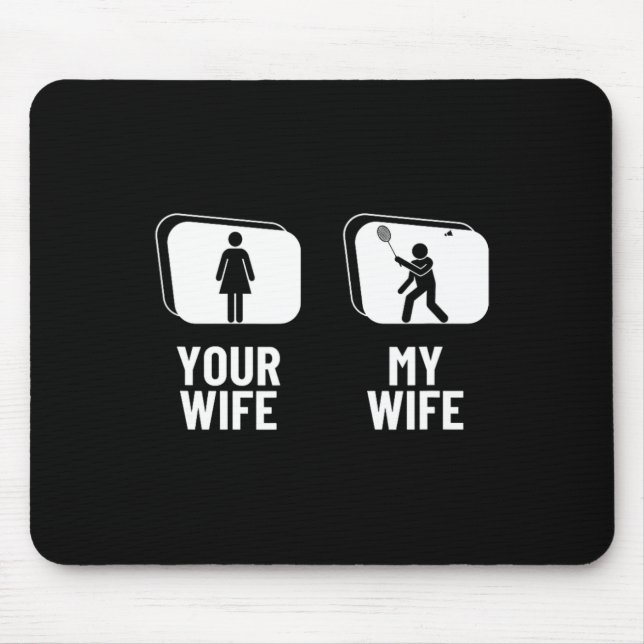Mousepad Chupa Sua Esposa Minha Esposa Marido Engraçado Dmi (Frente)
