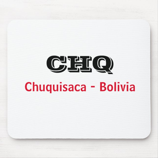Mousepad Chuquisaca Bolívia (Frente)