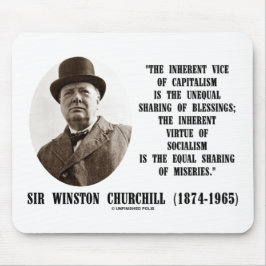 Mousepad Churchill Inerente Vice Do Capitalismo