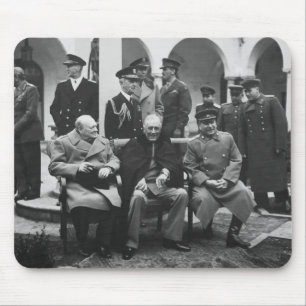Mousepad Churchill, Roosevelt, e Stalin