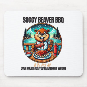 Mousepad Churrasco de castor de porco, se não estiver na su
