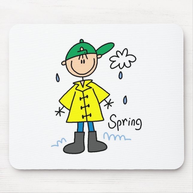 Mousepad Chuva de Primavera  (Frente)