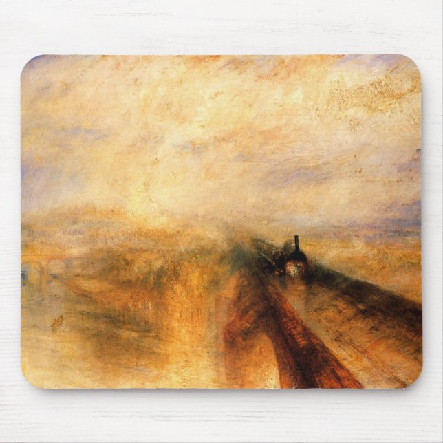 Mousepad Chuva, Vapor E Velocidade - Caminho De Ferro Ocide (Frente)