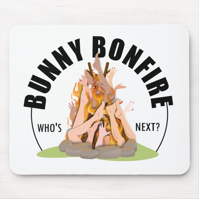 Mousepad Ciara St James Bunny Bonfire Tapete de Mouse (Frente)