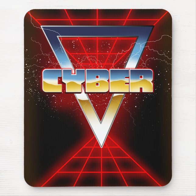 Mousepad Ciber 1980s (Frente)