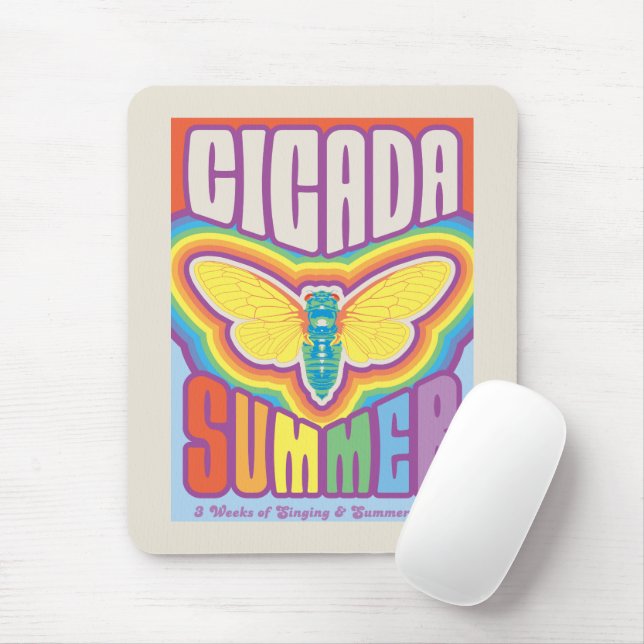 Mousepad Cicada Summer Love (Com mouse)