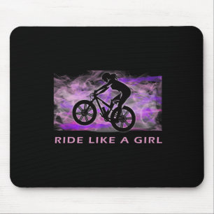 Mousepad Ciclismo de Montanha Pedale Como Uma Garota Mtb Mu