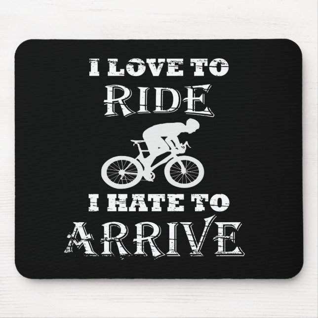 Mousepad Ciclismo engraçado (Frente)