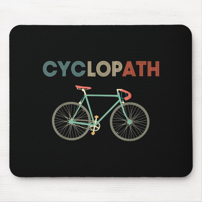 Mousepad Ciclo Funny Bicicleta Ciclista Humor (Frente)