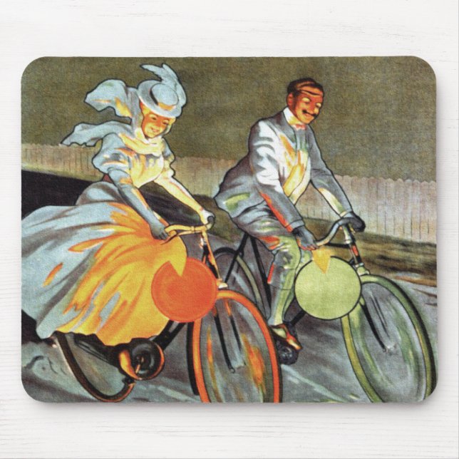 Mousepad Ciclos Peugeot Vintage Bicycle Art (Frente)