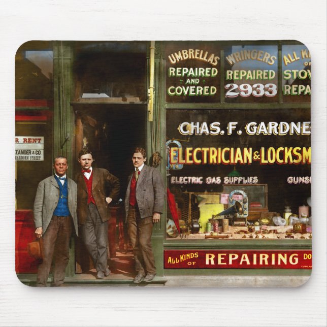 Mousepad Cidade - Chicago, IL - Tudo reparado em 1899 (Frente)