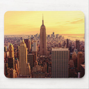 Mousepad Cidade da skyline de New York com estado do