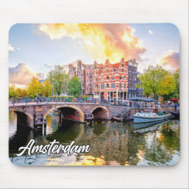 Mousepad Cidade de Amsterdã, Holanda