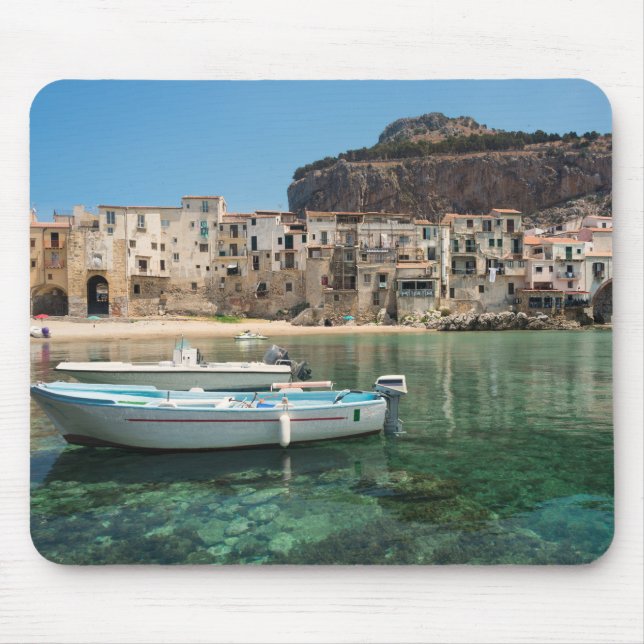 Mousepad Cidade de Cefalu em Sicília (Frente)
