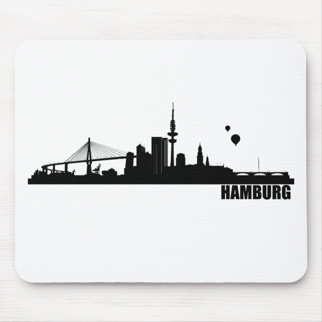 Mousepad Cidade de Hamburgo (Frente)