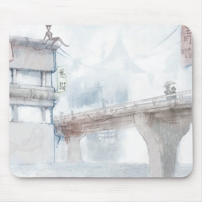 Mousepad Cidade de Koi (Frente)