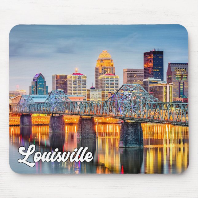 Mousepad Cidade De Louisville, Kentucky, EUA (Frente)