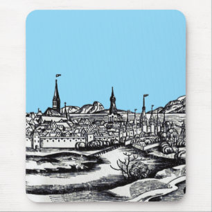 Mousepad Cidade de Lubeck na Alemanha Norte