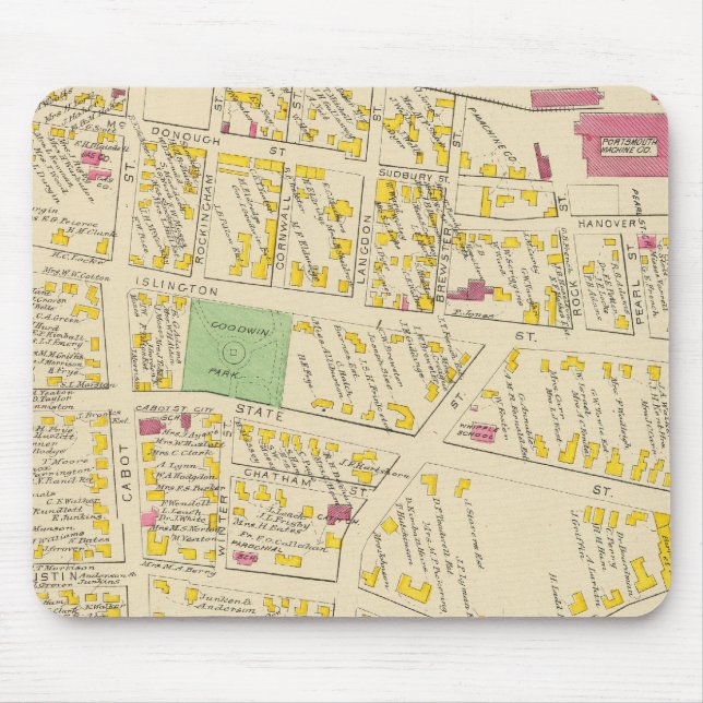 Mousepad Cidade de Portsmouth (Frente)