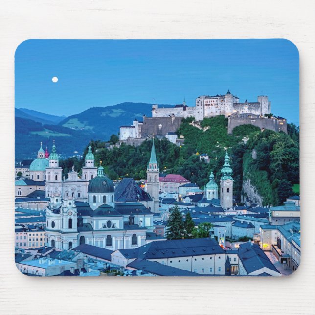Mousepad Cidade de Salzburg, Áustria (Frente)
