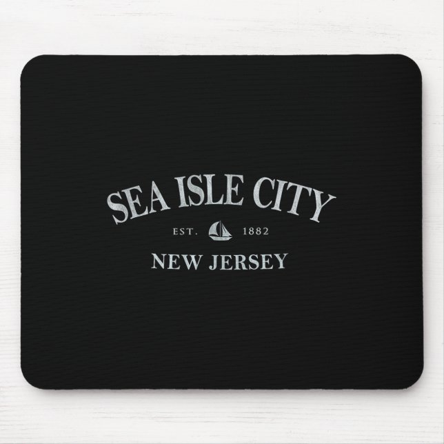 Mousepad Cidade de Sea Isle Nova Jersey _ Cidade de Sea Isl (Frente)